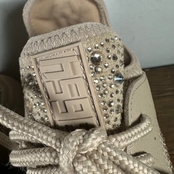 STEVE MADDEN Ganzo Maxima‎ Peach Embelished Chunky Sneakers Womans 9 - Picture 6 of 13